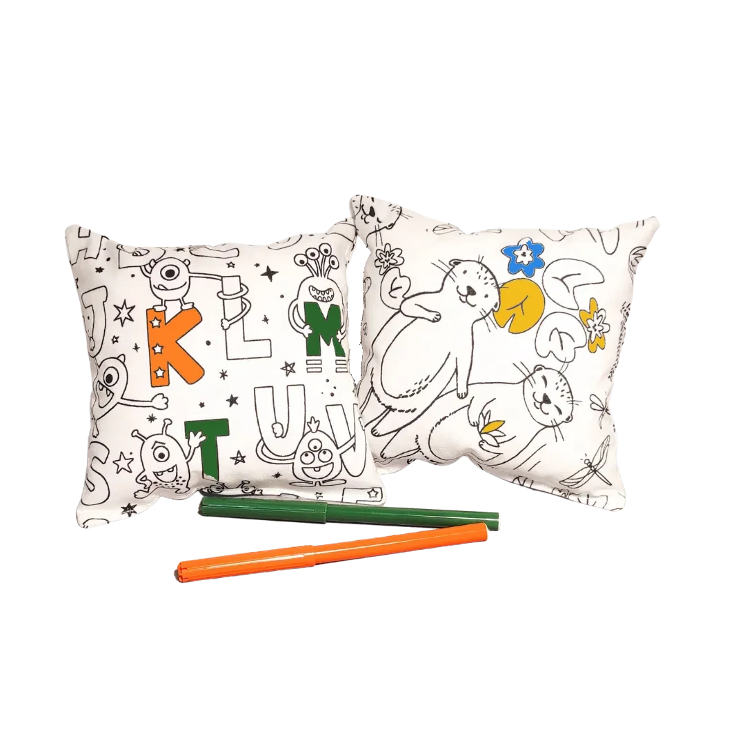 Μαξιλαράκια ζωγραφικής color me σε σετ σε διάφορα σχέδια